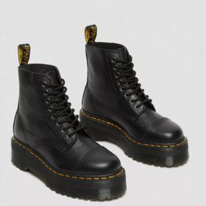 Dr. Martens SINCLAIR WOMEN'S LEATHER PLATFORM BOOTS